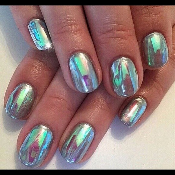 Lime Crime Chromatic Pop-on Nails in “Storm” (Grey Iridescent) BNIB - Picture 4 of 5